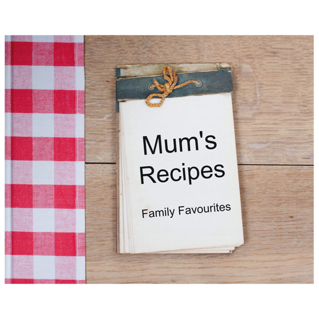 Recipe Book 26cm x 33cm Landscape Photobook