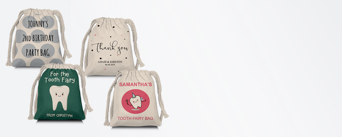 Canvas Tooth Fairy Bag